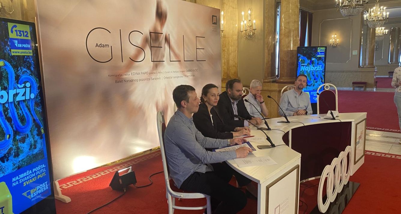 U Narodnom pozorištu Sarajevo održana press konferencija povodom premijere baleta "Giselle"