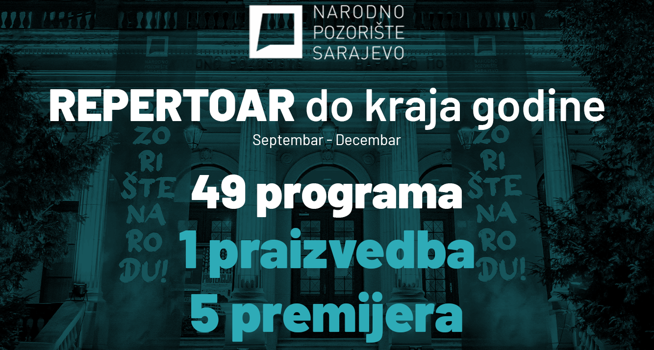 Objavljen repertoar NPS do kraja godine: 5 premijernih izvođenja, praizvedba, gostovanja, specijalni programi, festivali i online kupovina ulaznica