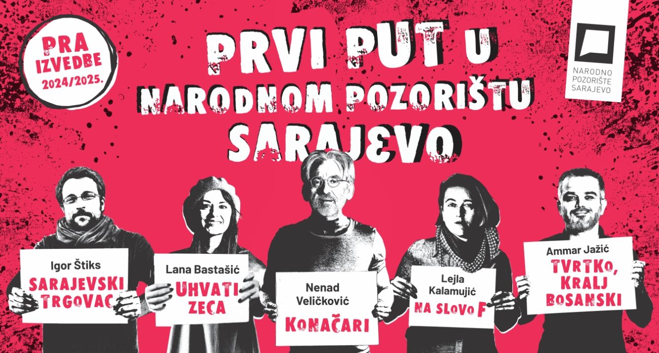 Sezona praizvedbi u Narodnom pozorištu Sarajevo: U fokusu domaći tekstovi i autori