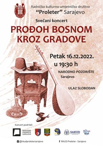 Svečani koncert: Prođoh Bosnom kroz gradove